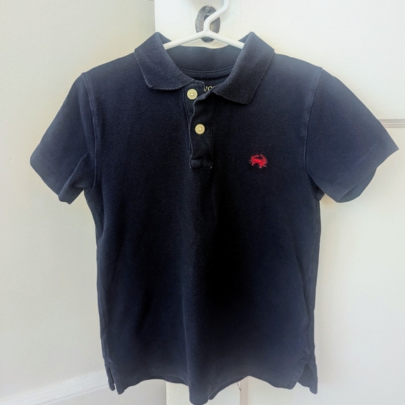 J.Crew Factory navy polo with crab - Picture 1 of 3